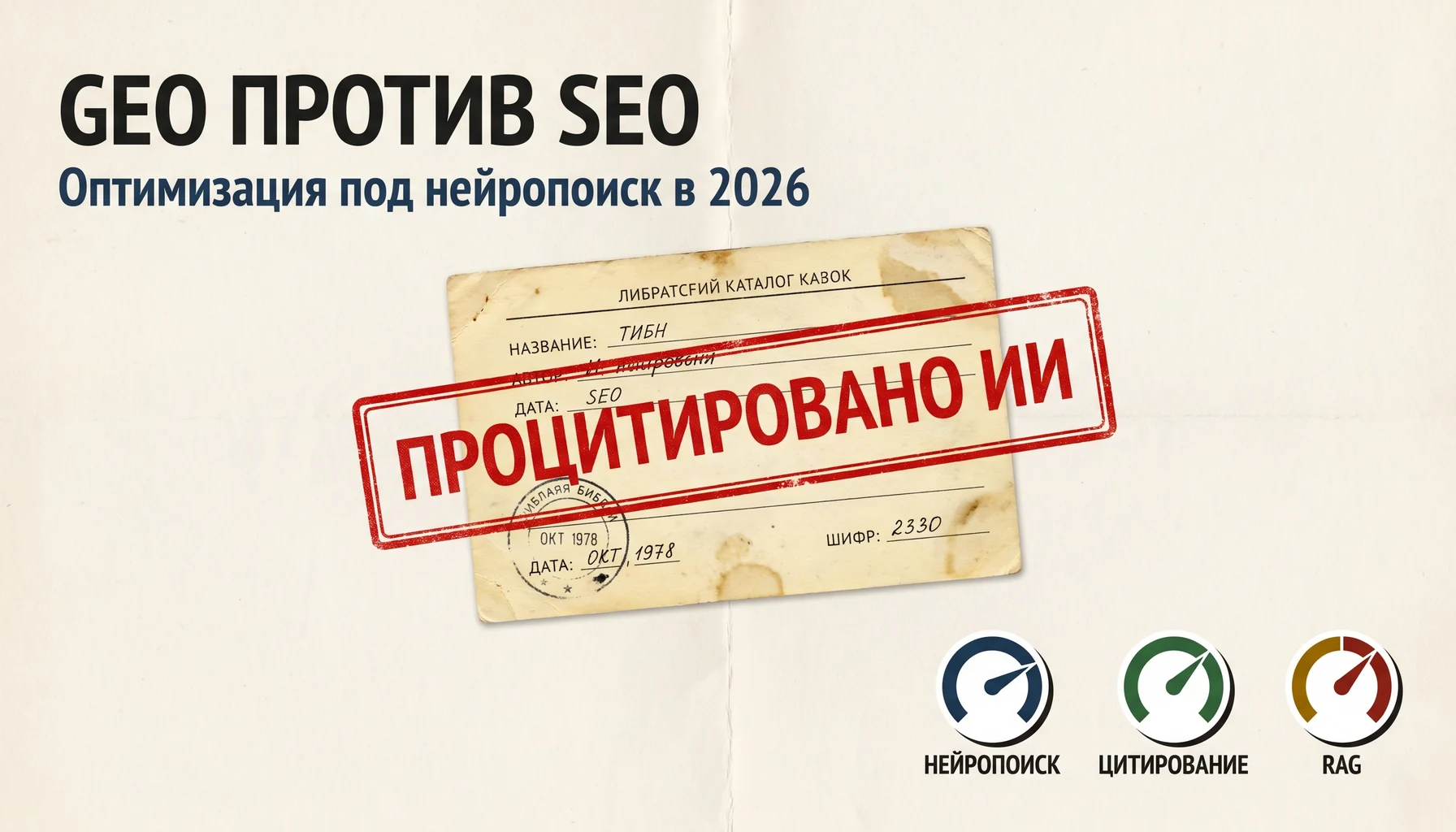 Что такое GEO-оптимизация и почему она важнее SEO в 2026