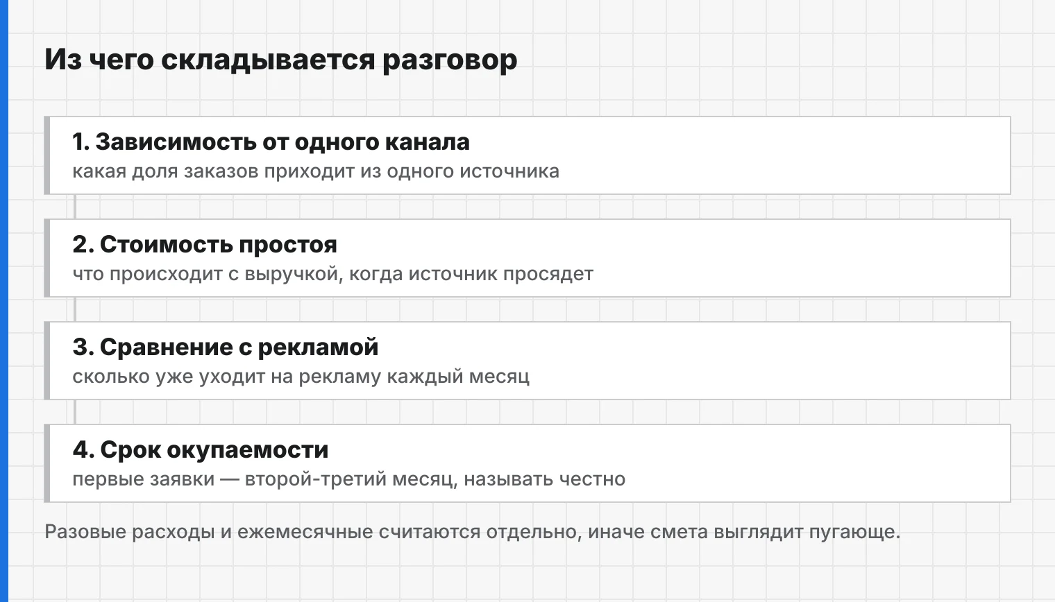 Директор считает не трафик, а деньги — разговор строится от них